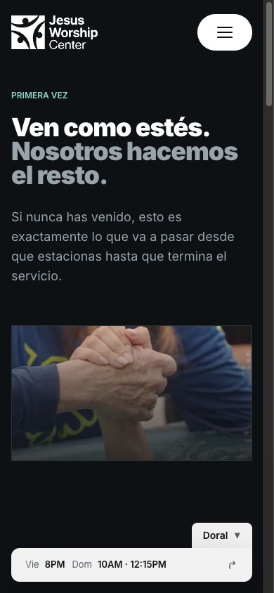 Planifica tu visita en un teléfono